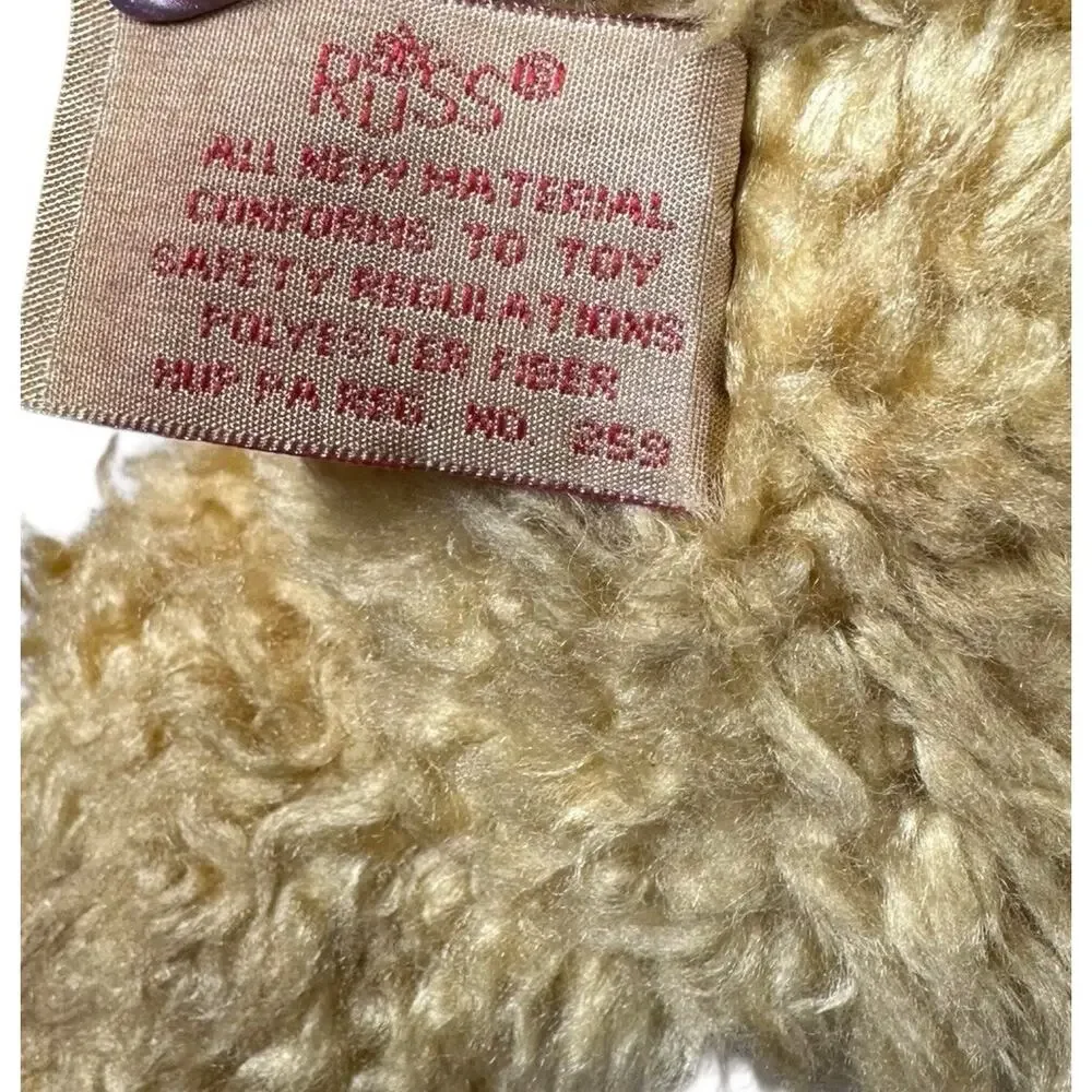 Vtg Russ Avon Bear Collection Sammy Santa Teddy Christmas 9